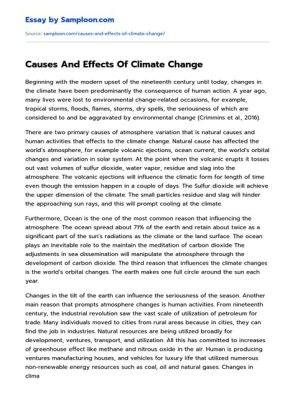 how to write a commentary essay on climate change